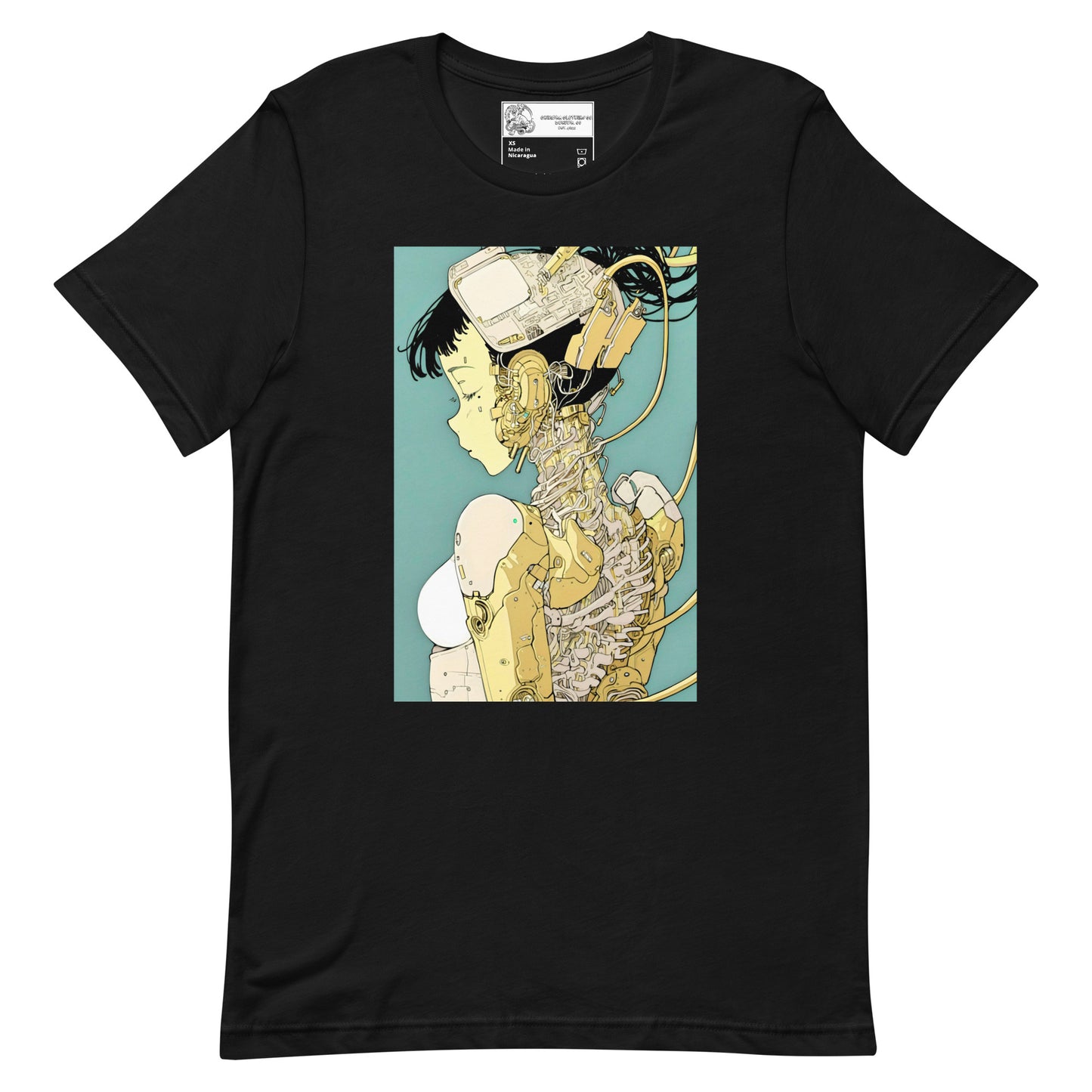 Cyborg Anime Woman #4 Unisex t-shirt