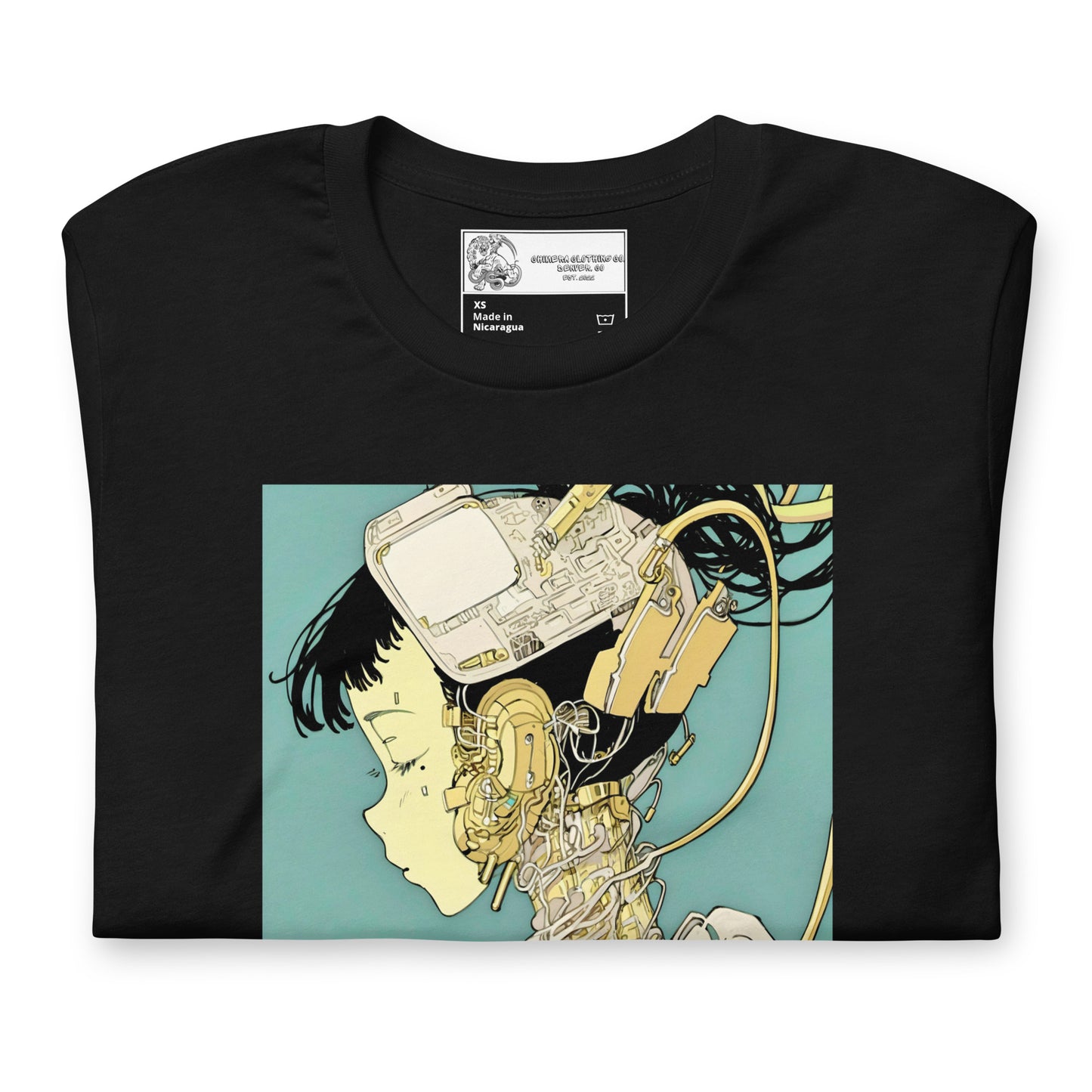 Cyborg Anime Woman #4 Unisex t-shirt