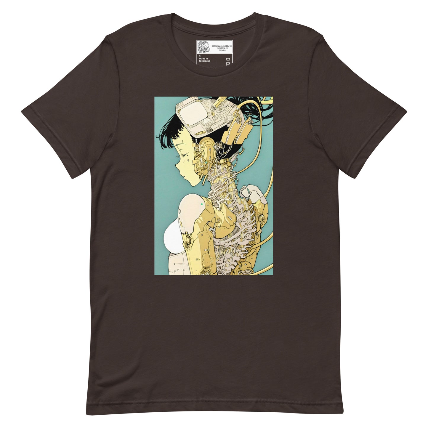 Cyborg Anime Woman #4 Unisex t-shirt