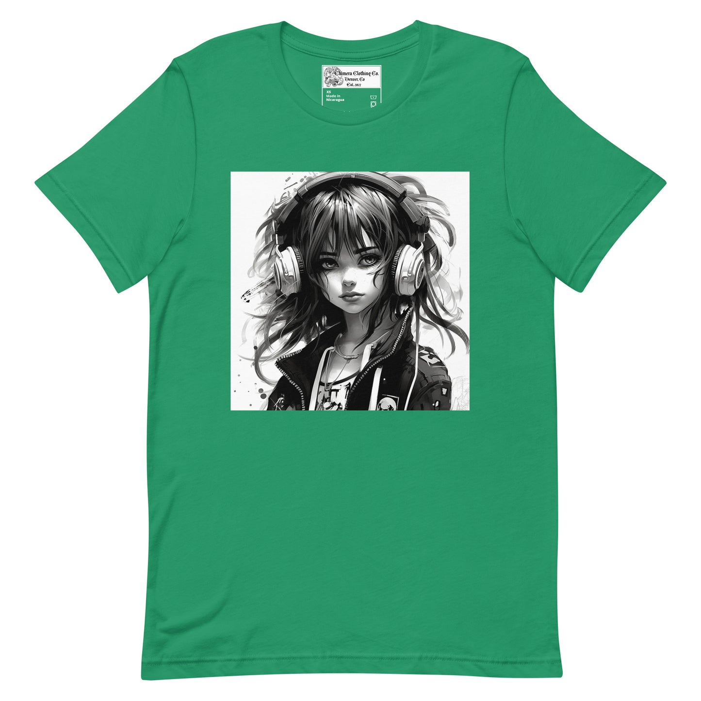 Anime Music Girl #1 Unisex t-shirt