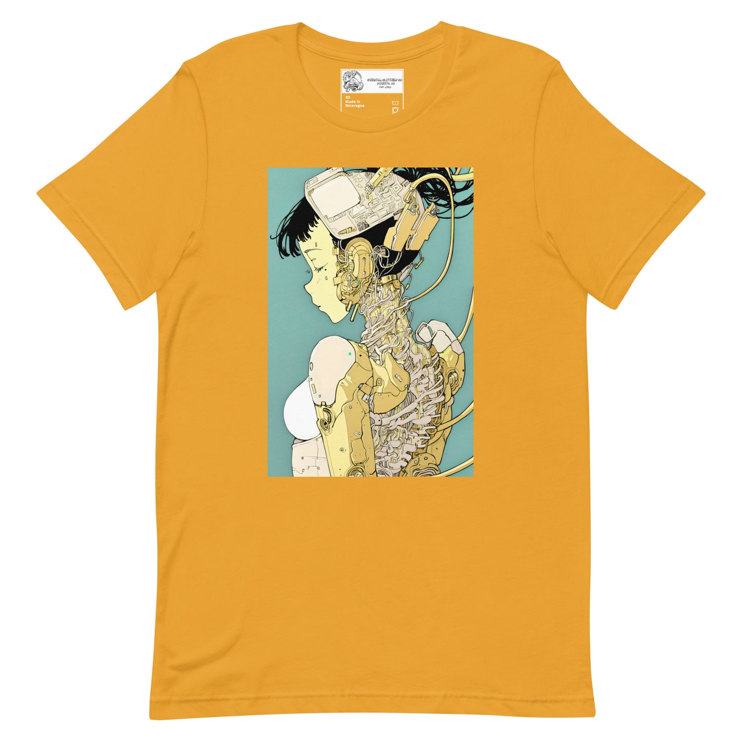 Cyborg Anime Woman #4 Unisex t-shirt
