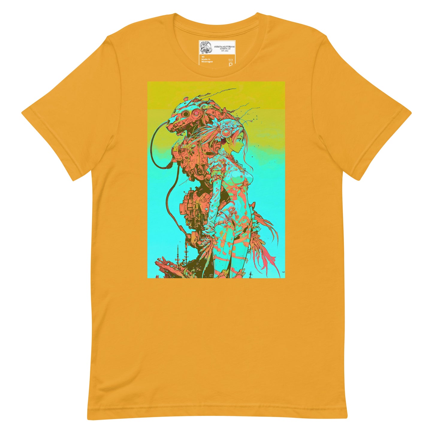Cyborg Anime Woman #6 Unisex t-shirt