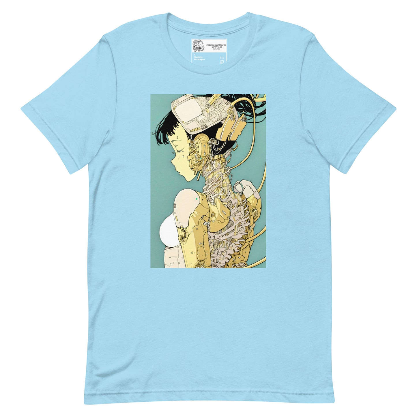 Cyborg Anime Woman #4 Unisex t-shirt