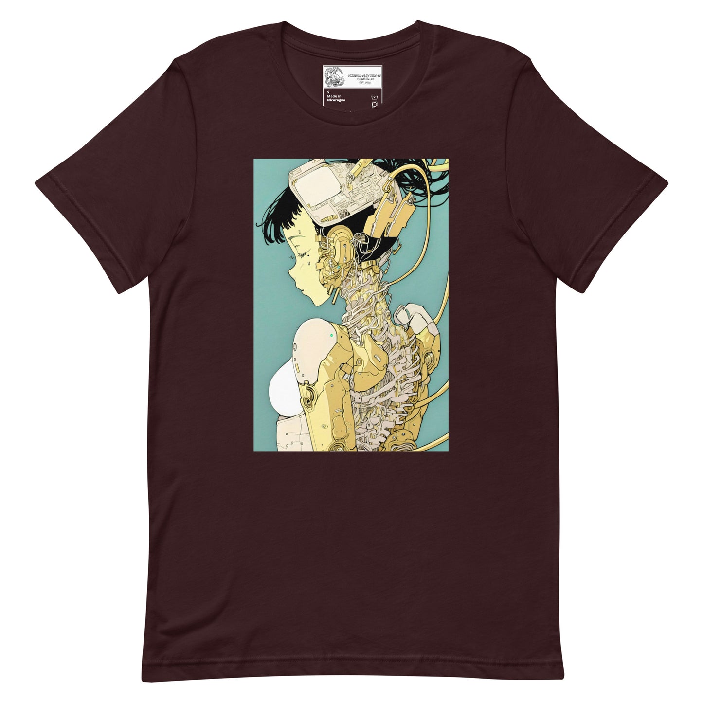 Cyborg Anime Woman #4 Unisex t-shirt