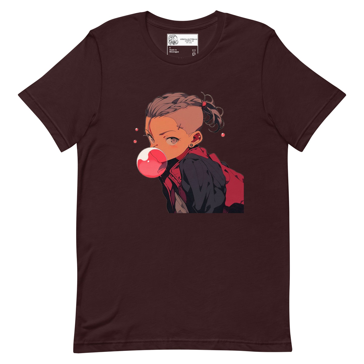 Bubblegum Anime Girl Unisex t-shirt