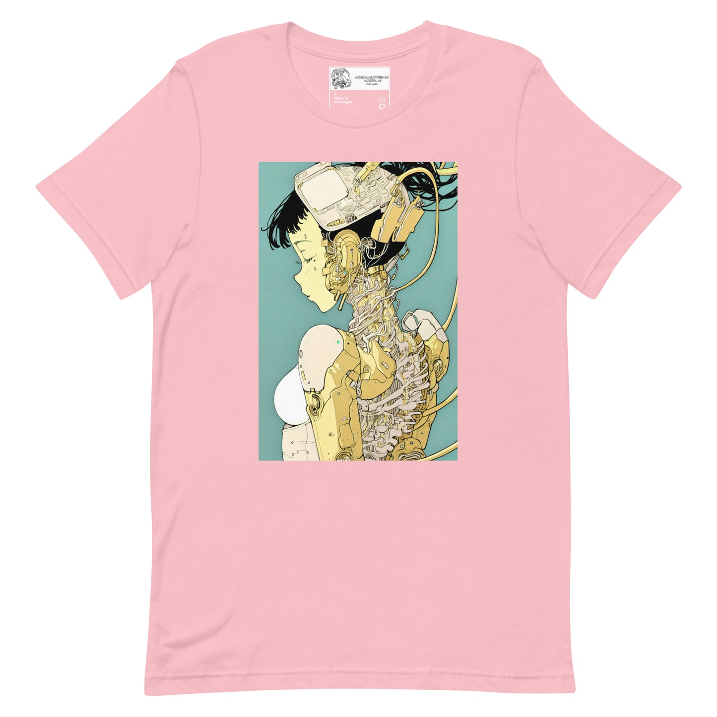 Cyborg Anime Woman #4 Unisex t-shirt