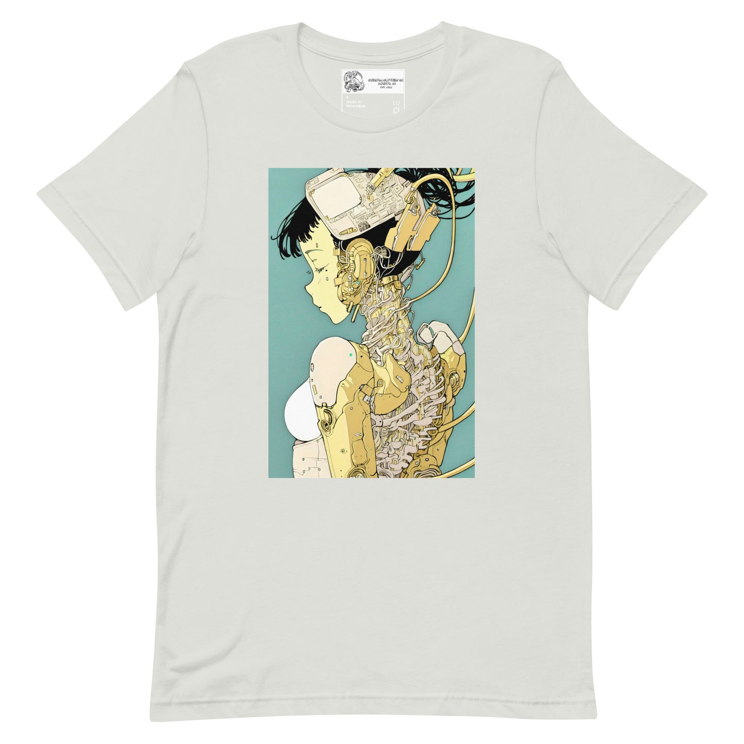 Cyborg Anime Woman #4 Unisex t-shirt
