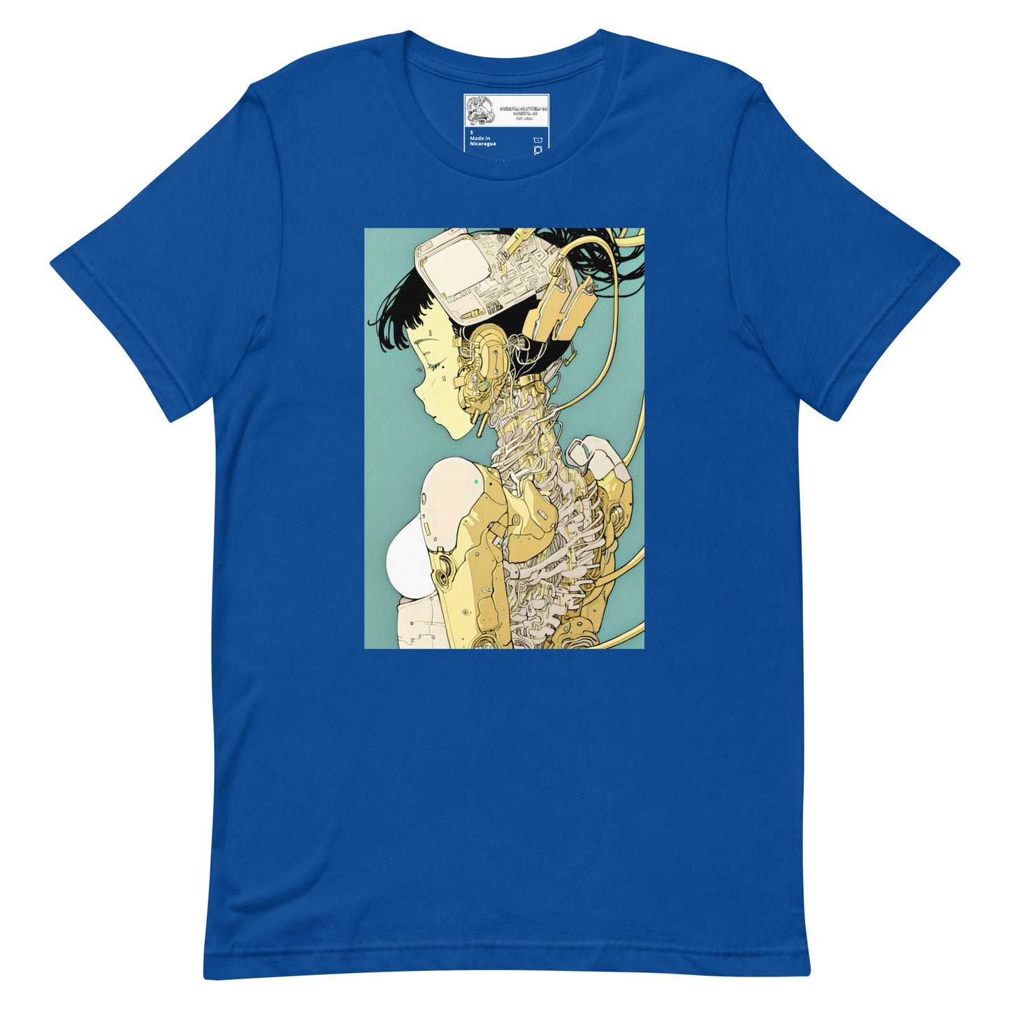 Cyborg Anime Woman #4 Unisex t-shirt