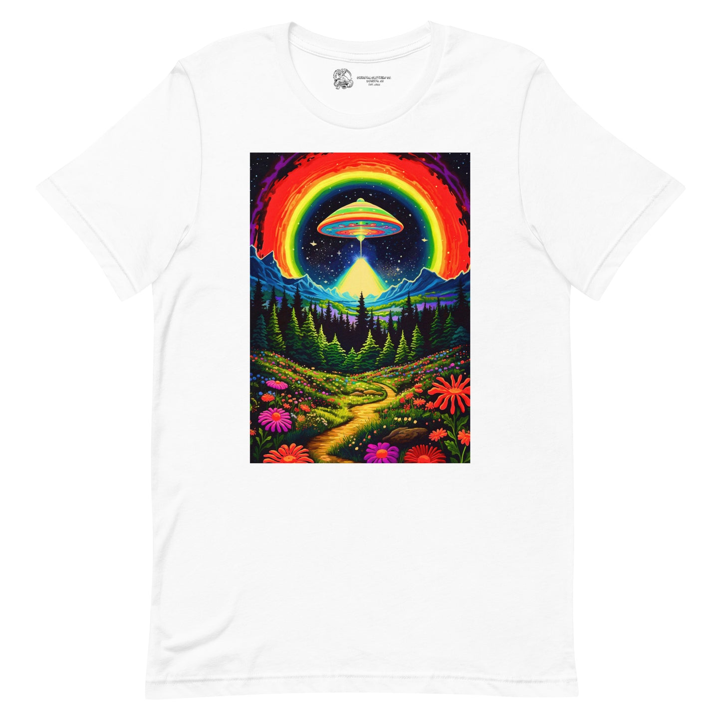 Trippy Alien Valley Unisex t-shirt