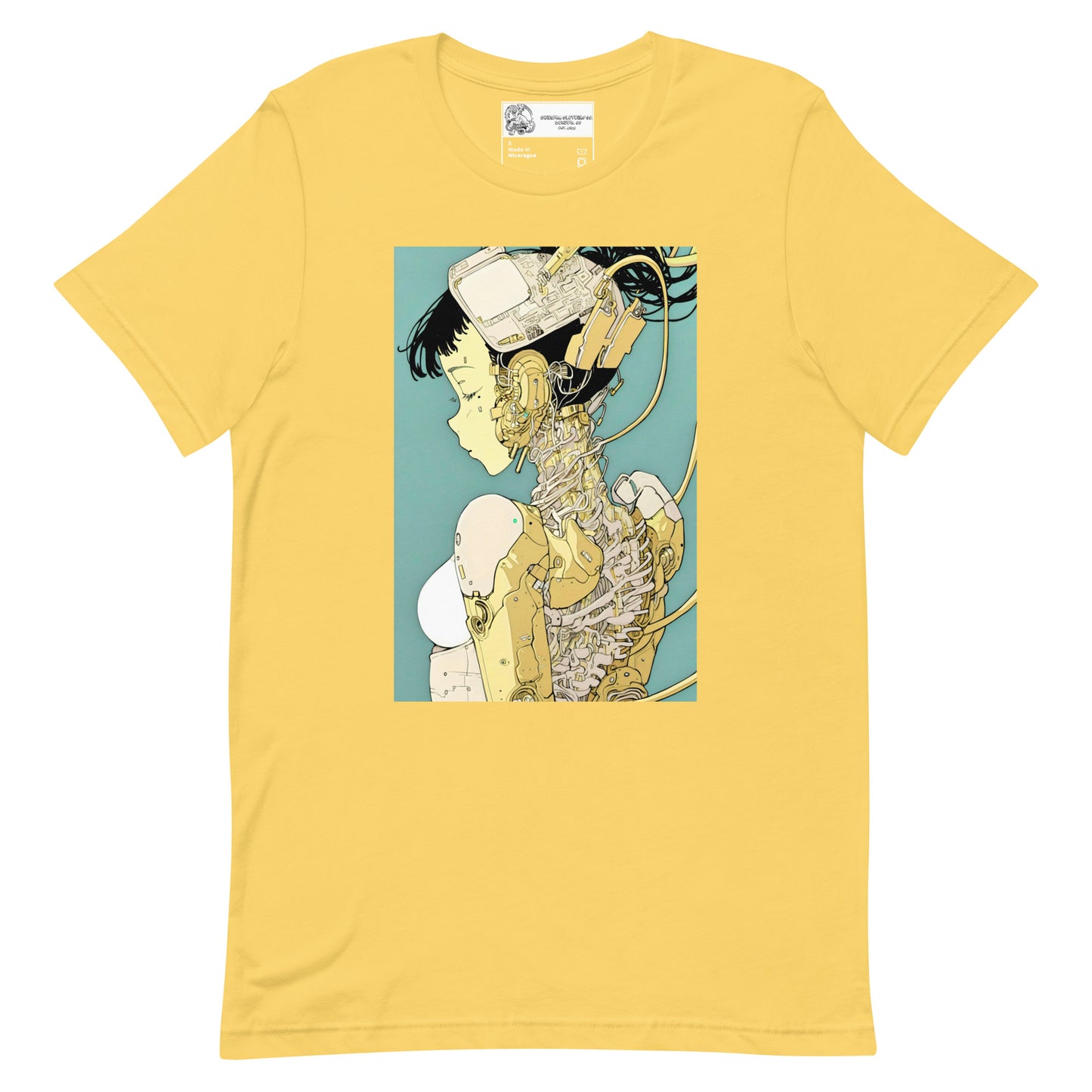 Cyborg Anime Woman #4 Unisex t-shirt