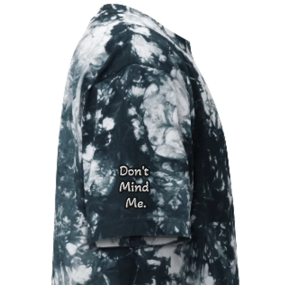 Don't Mind Me Panda Oversized tie-dye t-shirt