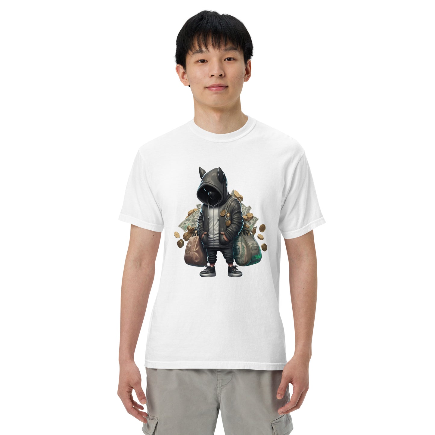 The Gang Leader Men’s garment-dyed heavyweight t-shirt