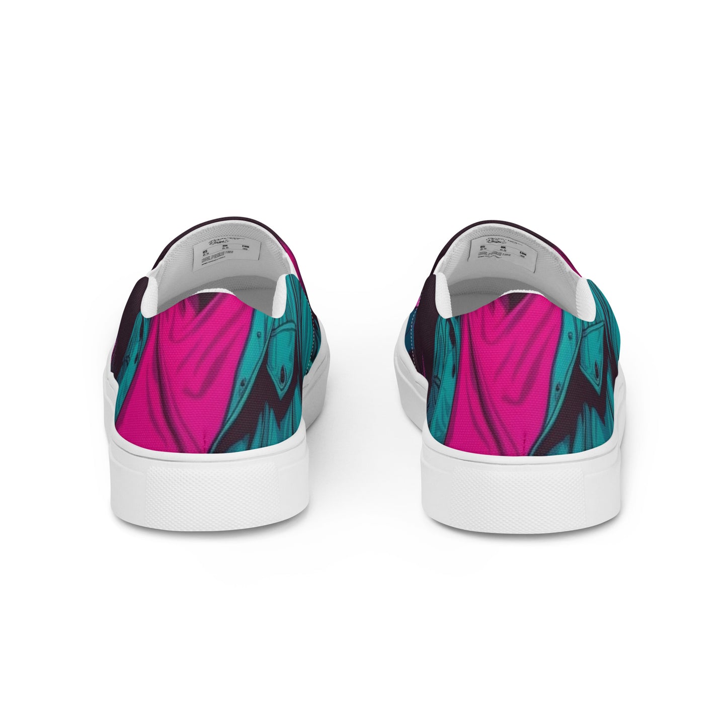 HANDMADE Vaporwave Killer Jason Voorhees Men’s slip-on Slides canvas shoes