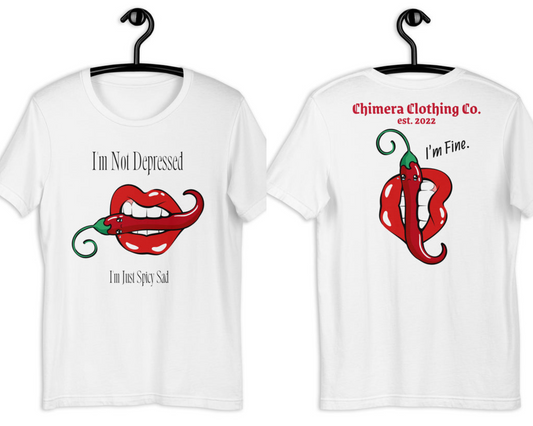 I'm Not Depressed SOFT STYLE Unisex t-shirt