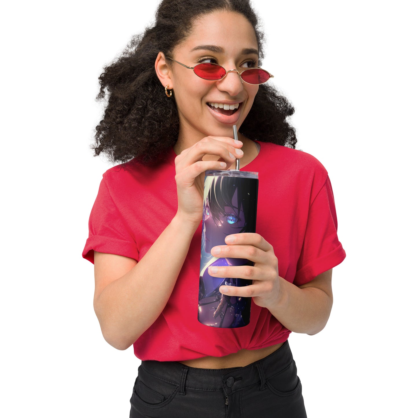 Anime Girl #1 Stainless steel tumbler