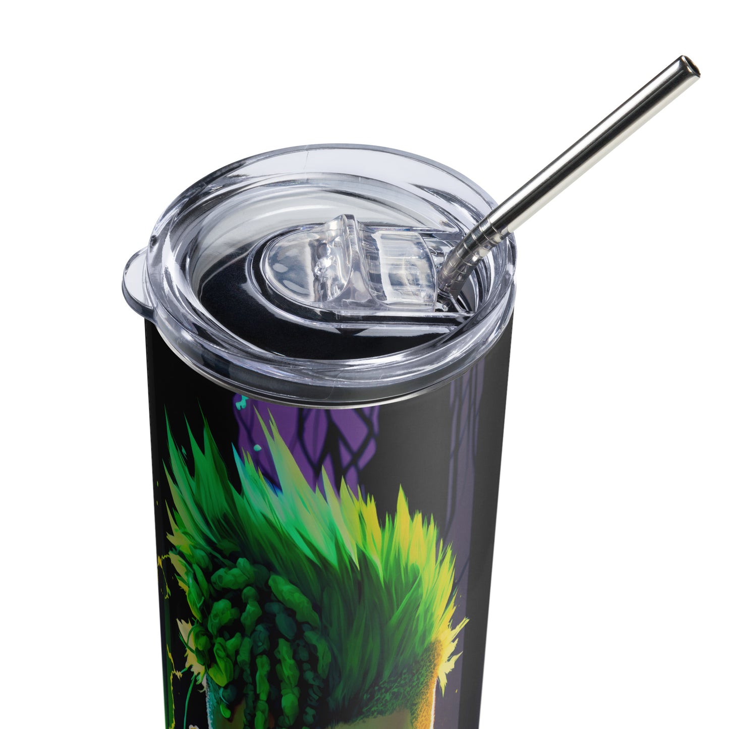 Son of the Adventurer Stainless steel tumbler with Metal Straw