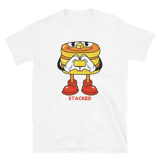Stacked Pancake Stack SOFT Short-Sleeve Unisex T-Shirt