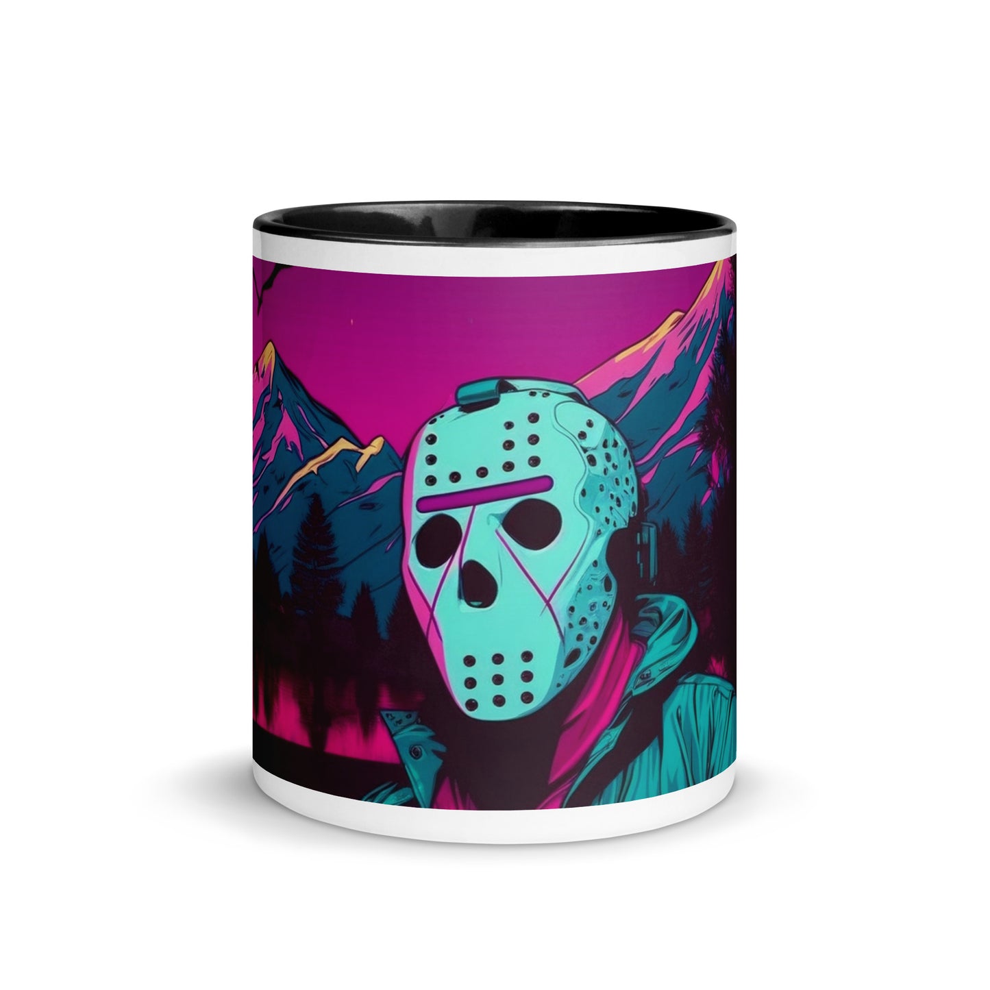 Vaporwave Killer Jason Voorhees Coffee Mug Cup 11oz