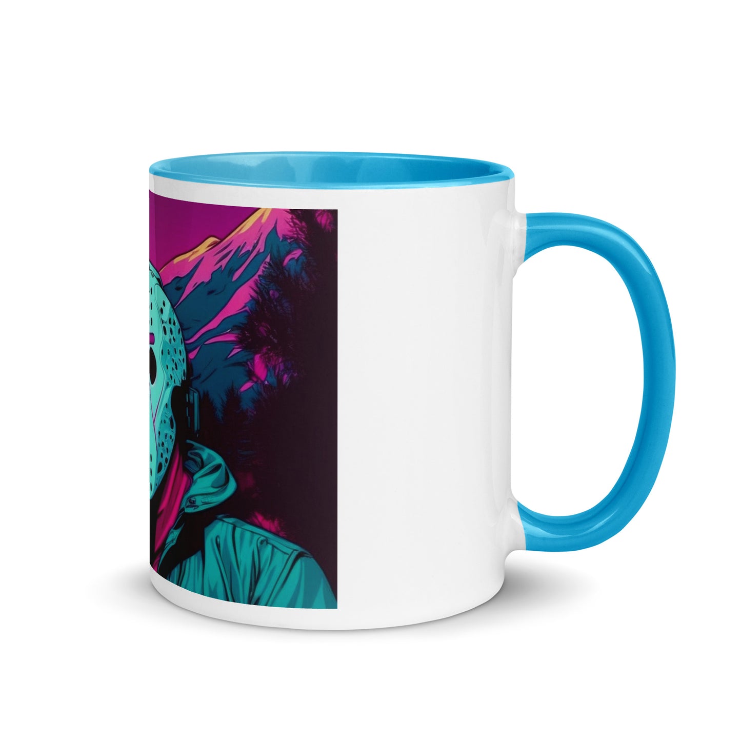 Vaporwave Killer Jason Voorhees Coffee Mug Cup 11oz