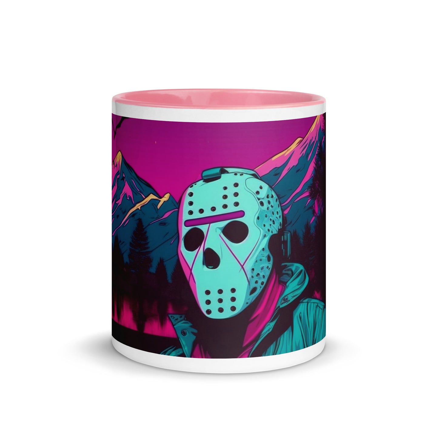 Vaporwave Killer Jason Voorhees Coffee Mug Cup 11oz