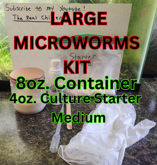 Large Microworm Starter Kit Baby Fish Fry Food