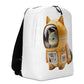 Astronaut Space Kitty Cat Minimalist Backpack