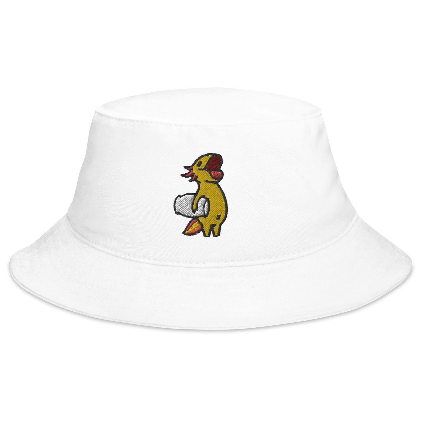 Gold Axolotl Bucket Hat