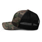 Wild Green Axolotl Camouflage trucker hat