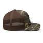 Wild Green Axolotl Camouflage trucker hat