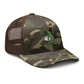 Wild Green Axolotl Camouflage trucker hat