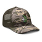 Wild Green Axolotl Camouflage trucker hat