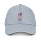 Pink Axolotl Denim Hat