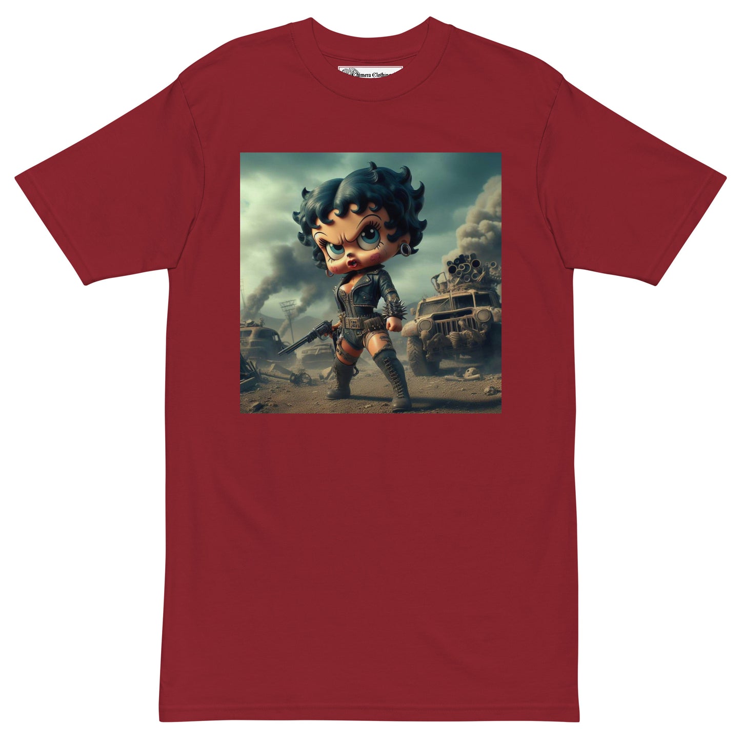 Badass Betty Boop Men’s premium cotton t-shirt