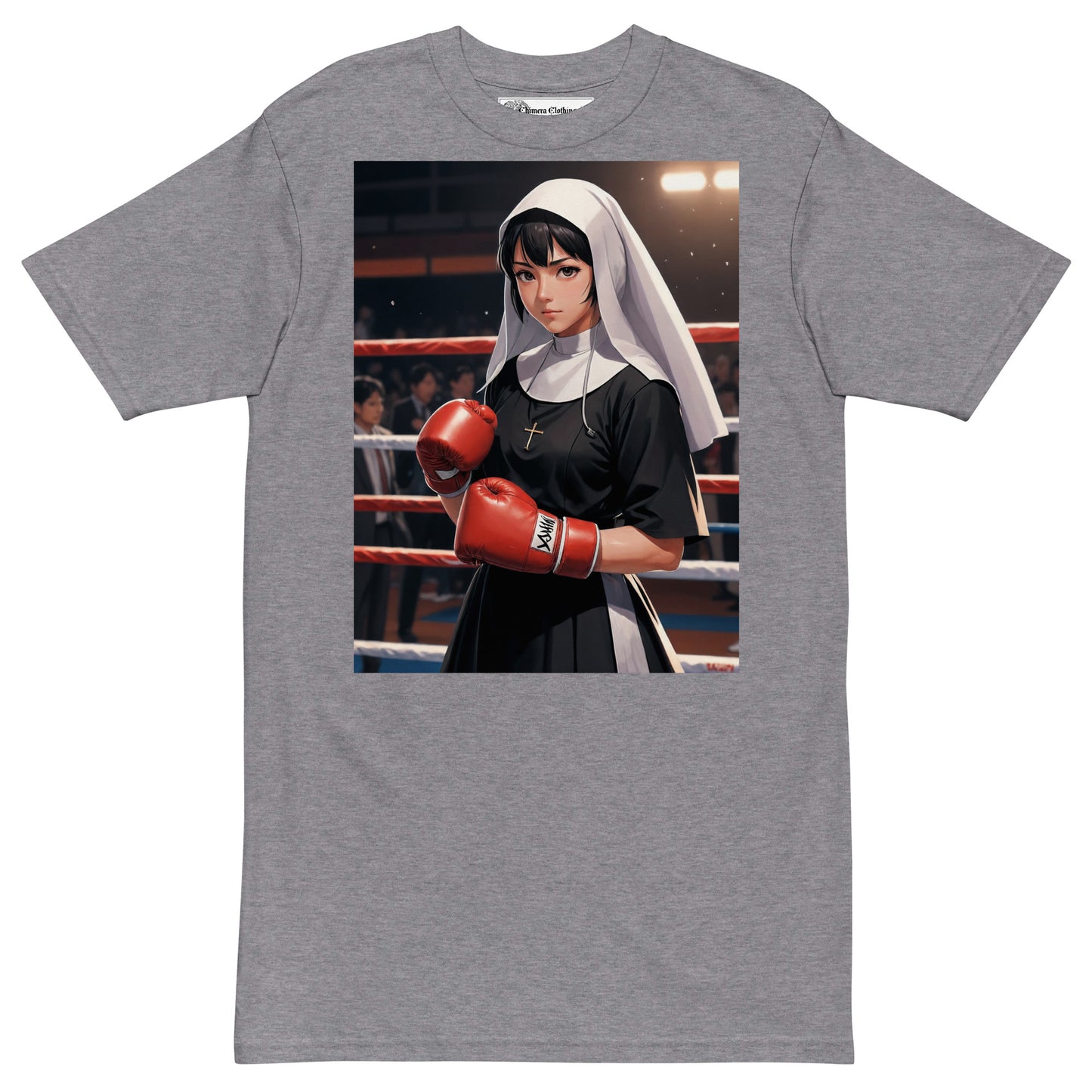 Fighting Nun premium cotton t-shirt