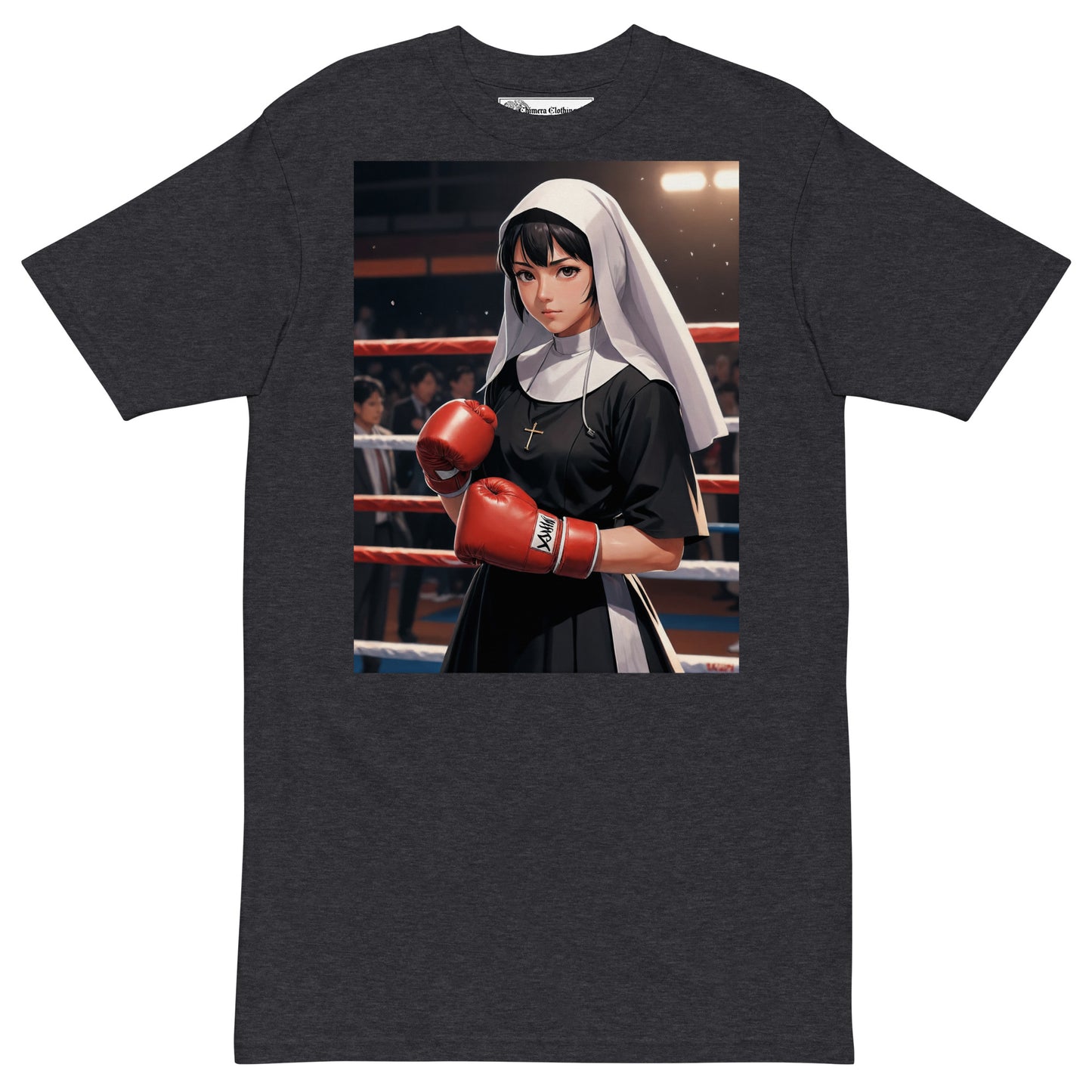 Fighting Nun premium cotton t-shirt