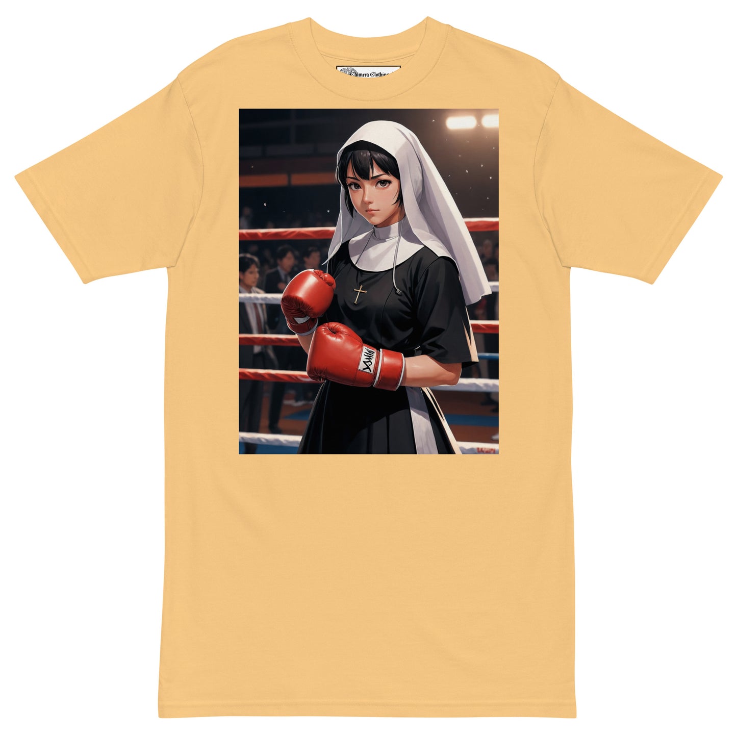 Fighting Nun premium cotton t-shirt