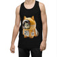 Astronaut Space Kitty Cat Men’s premium tank top shirt