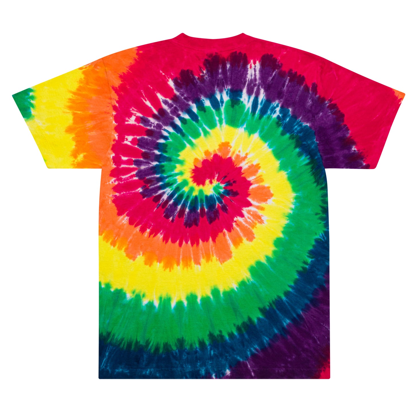 White Axolotl OVERSIZED tie-dye t-shirt