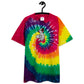 White Axolotl OVERSIZED tie-dye t-shirt