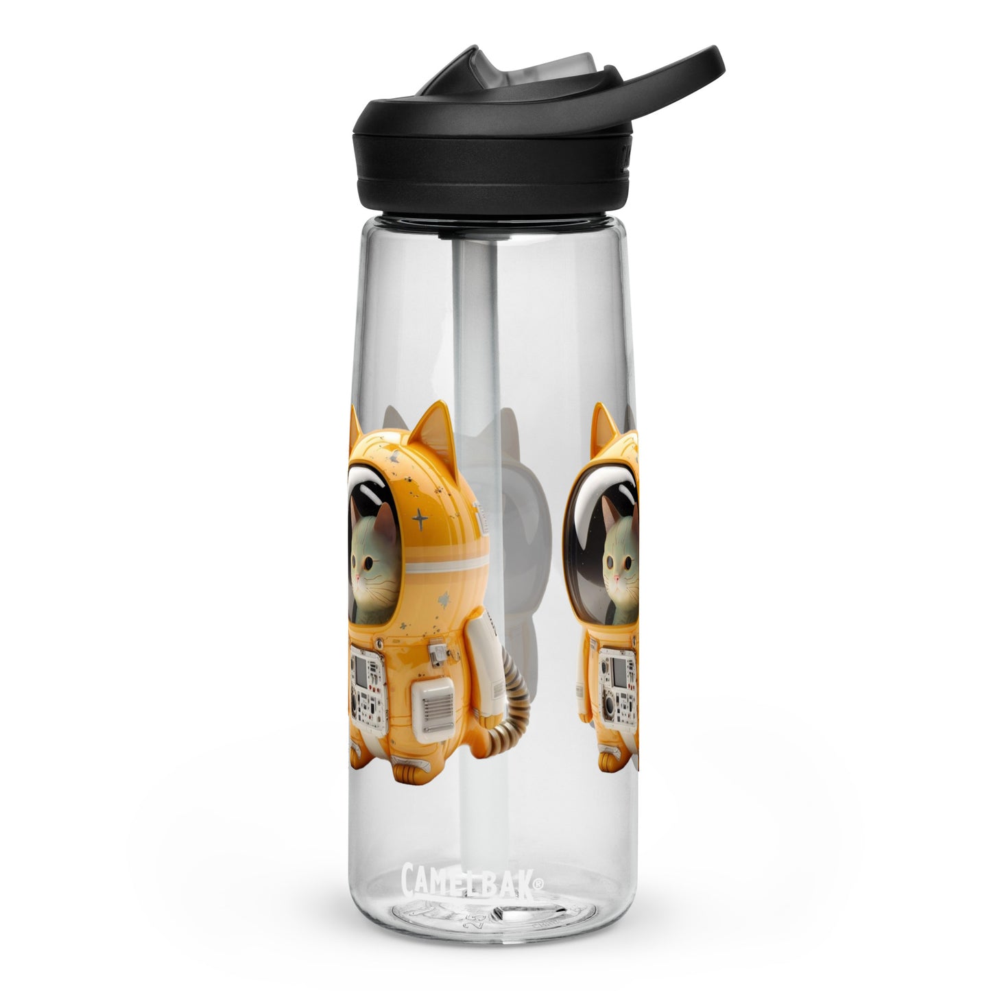 Astronaut Space Kitty Cat Official CamelBak 25oz. Sports water bottle