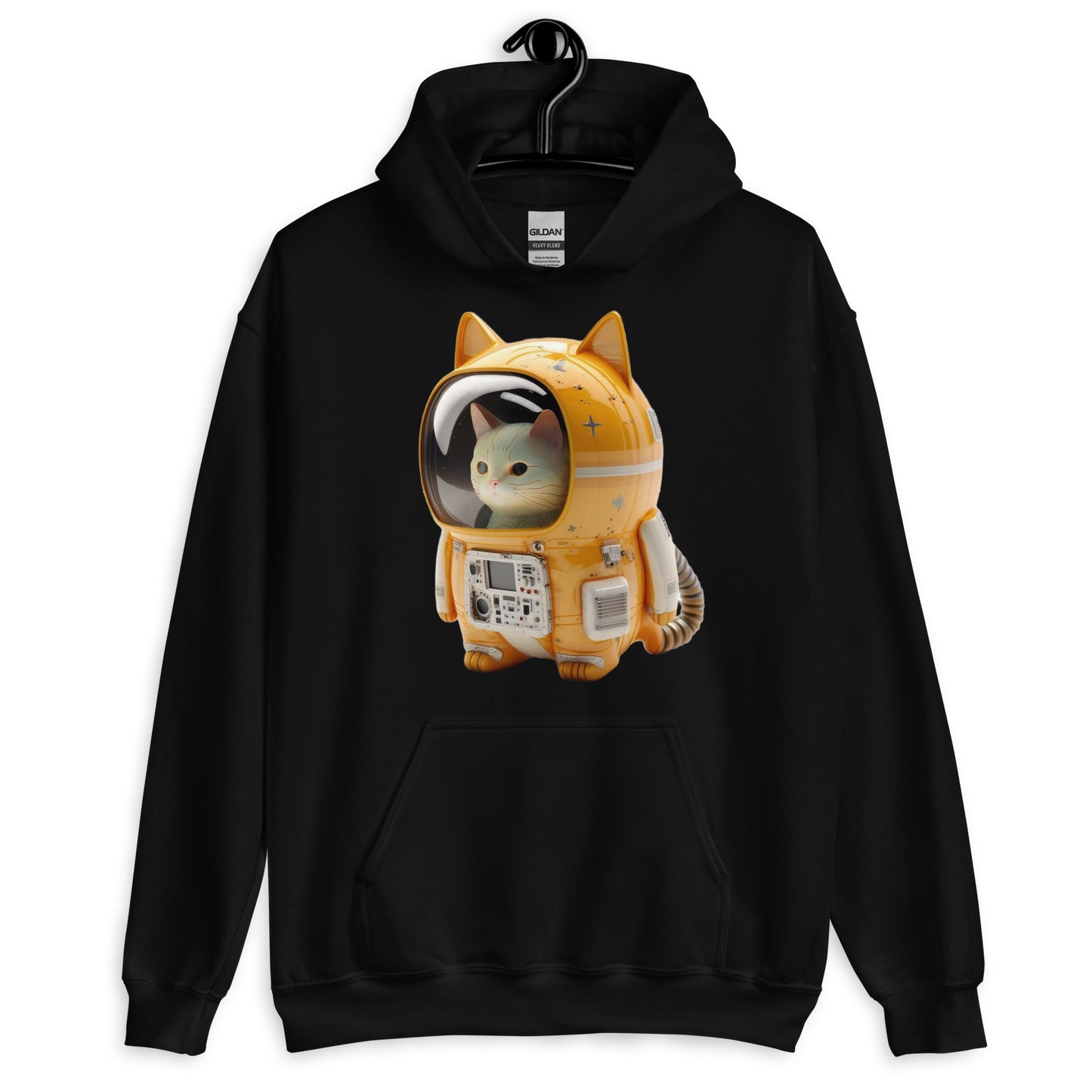 Astronaut Space Kitty Cat Unisex Hoodie