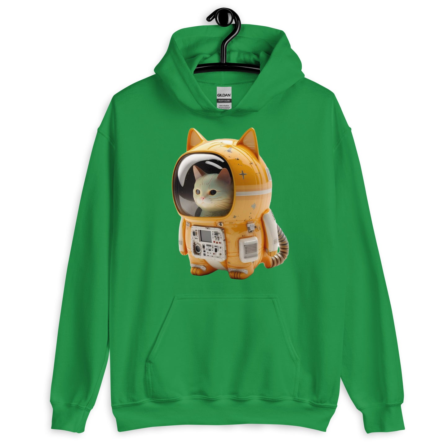 Astronaut Space Kitty Cat Unisex Hoodie