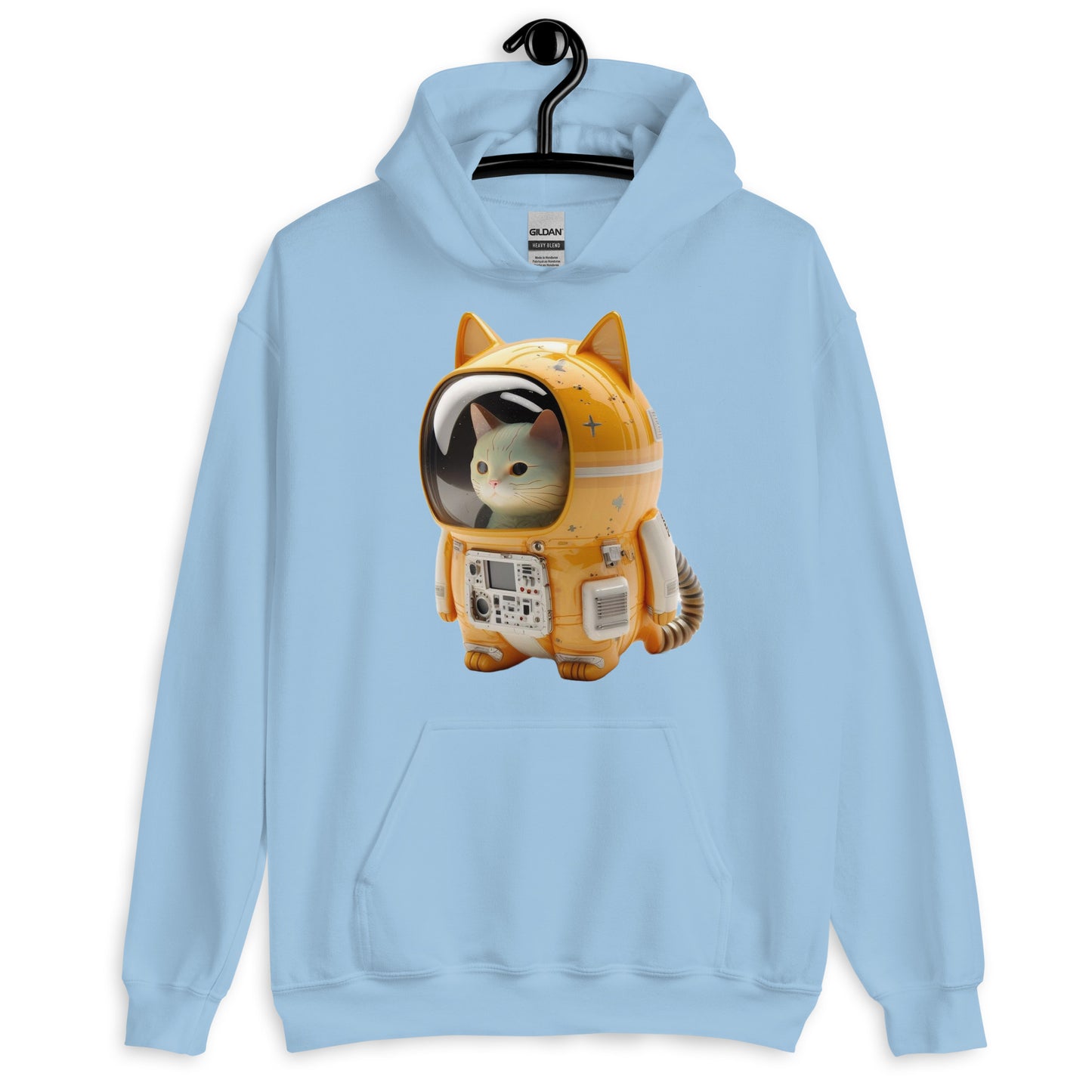 Astronaut Space Kitty Cat Unisex Hoodie