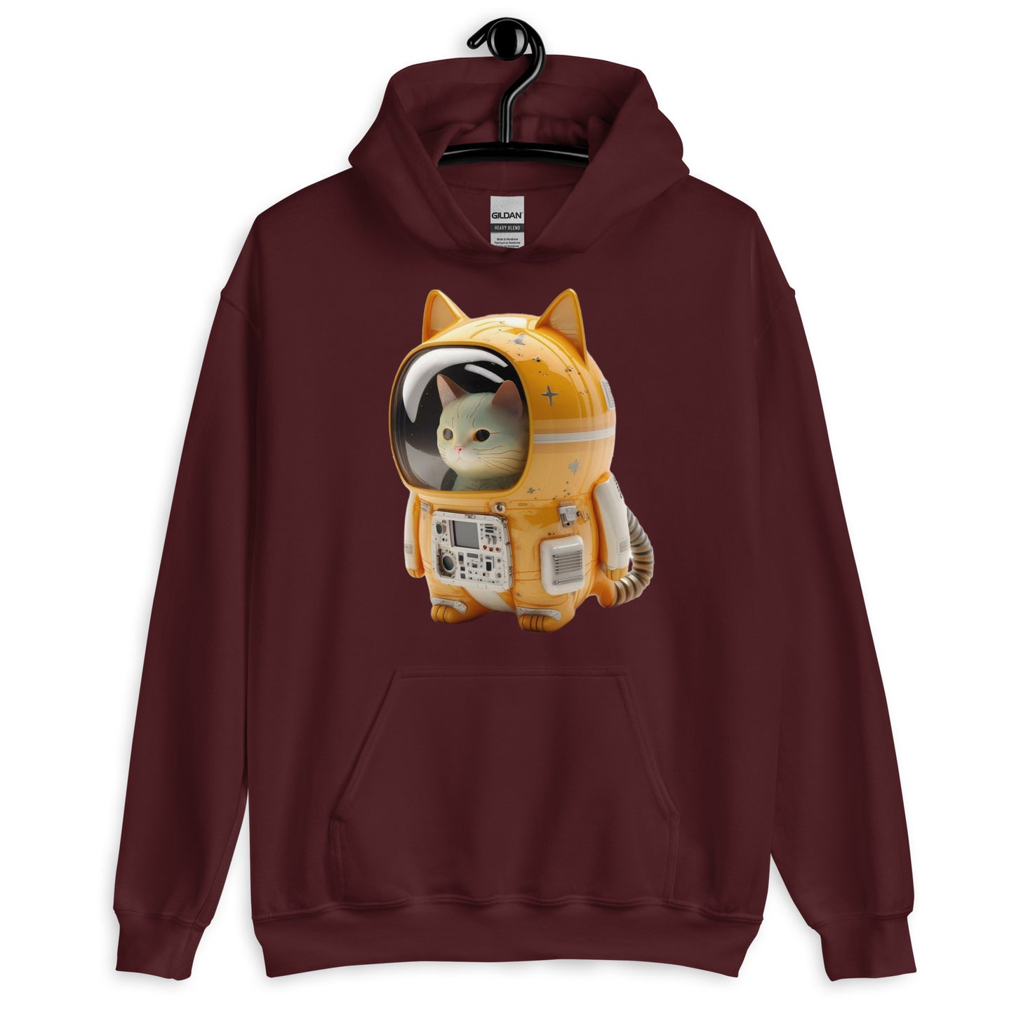 Astronaut Space Kitty Cat Unisex Hoodie