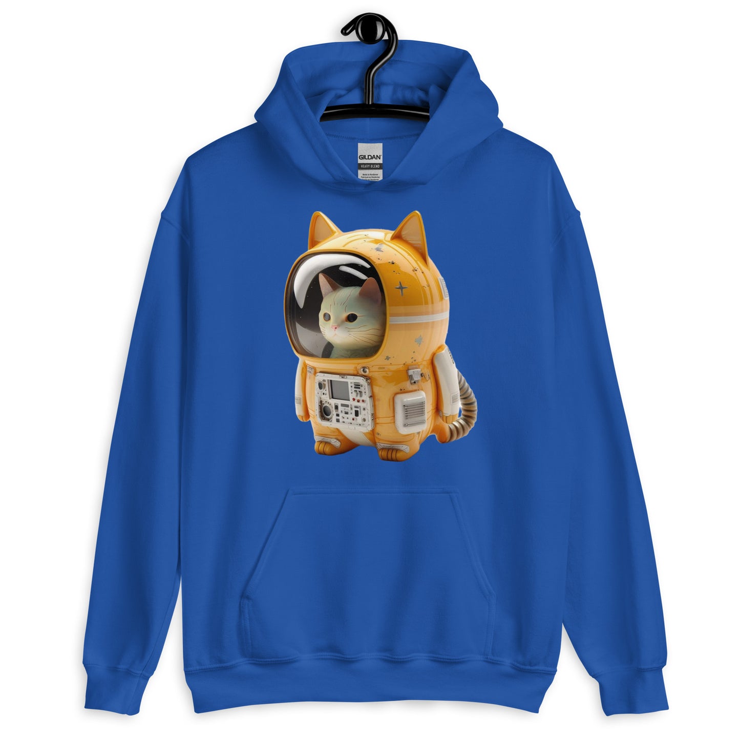 Astronaut Space Kitty Cat Unisex Hoodie