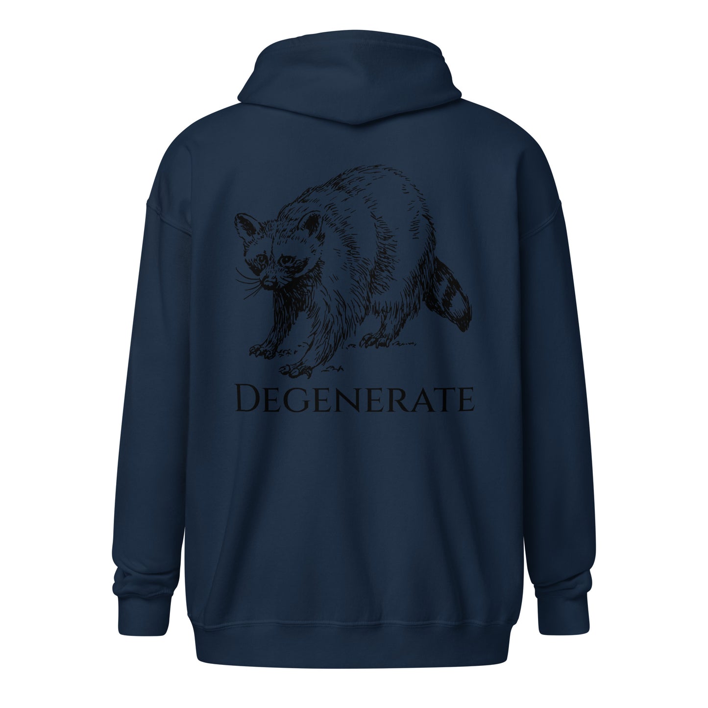 Degenerate Raccoon Unisex heavy blend zip hoodie