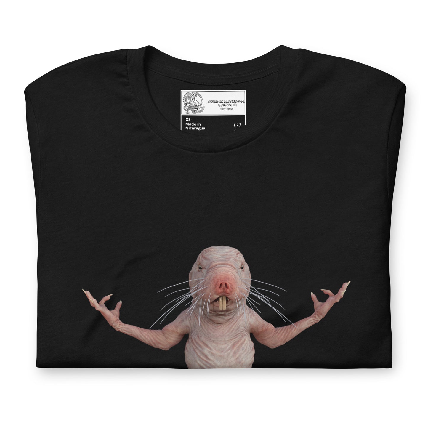 Stay Calm Zen Naked Mole Rat SOFT STYLE Unisex t-shirt