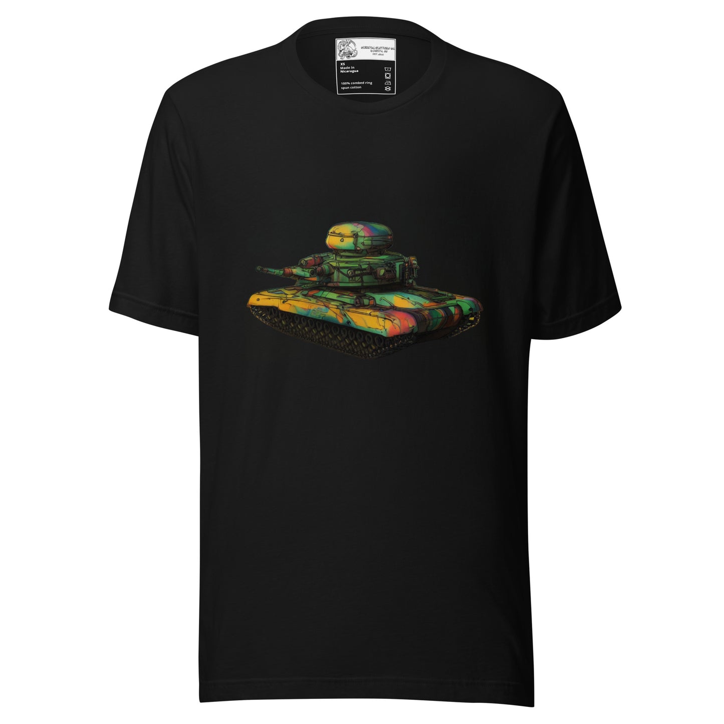 Graffiti Style Army Tank SOFT STYLE Unisex t-shirt