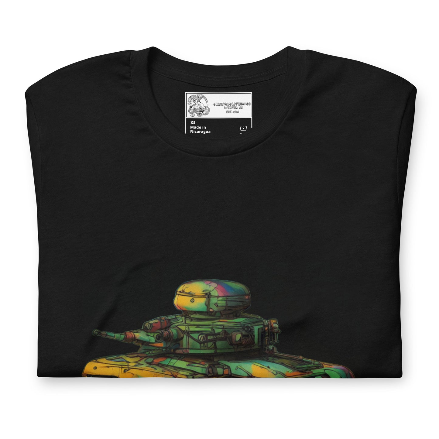 Graffiti Style Army Tank SOFT STYLE Unisex t-shirt