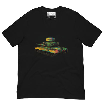 Graffiti Style Army Tank SOFT STYLE Unisex t-shirt